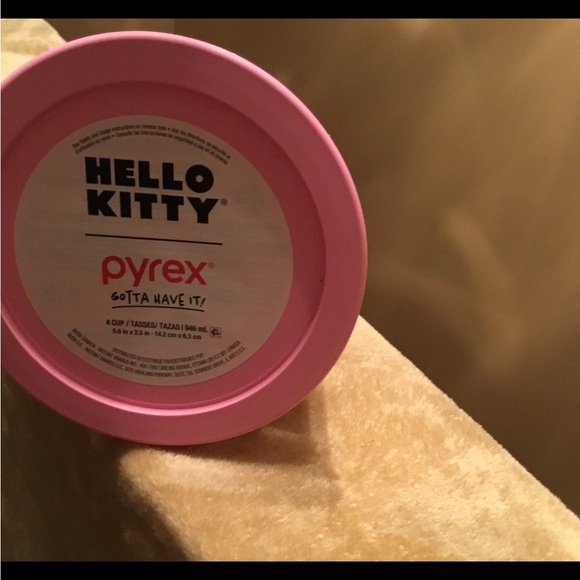 🆕 Hello Kitty Kitchen / Glassware & Lid Enclosure / Pink Black & White pic&font - Picture 9 of 9